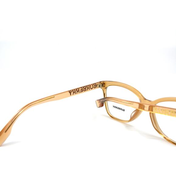 NEW BURBERRY BE2364F 3779 TRANSPARENT BROWN AUTHENTIC EYEGLASSES FRAME - Picture 11 of 13